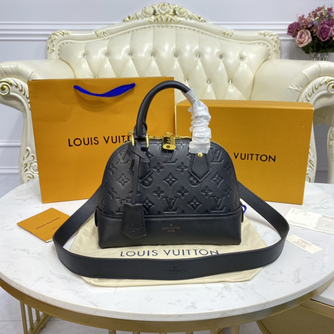 Louis Vuitton NEO ALMA BB Monogram Handbag M44829 Black